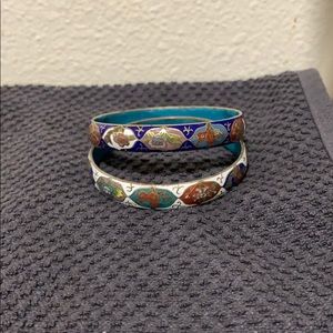 Matching Japanese artwork bracelets